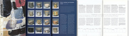 Keramiek 2-1999 -Kom vertoon uw kunsten maar door Tineke van Gils
