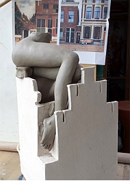 Janneke Bruines in het Straatje van Vermeer