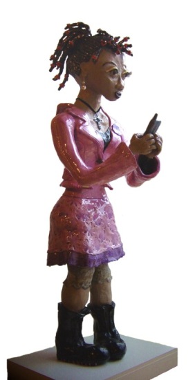 Inge van der Louw - Lezend Meisje van Vermeer anno 2007