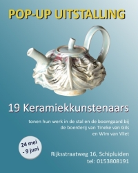 Pop up uitstalling - flyer