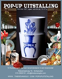 Pop up uitstalling - flyer