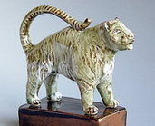 Tineke van Gils Dierentheepot Teapot Tiger